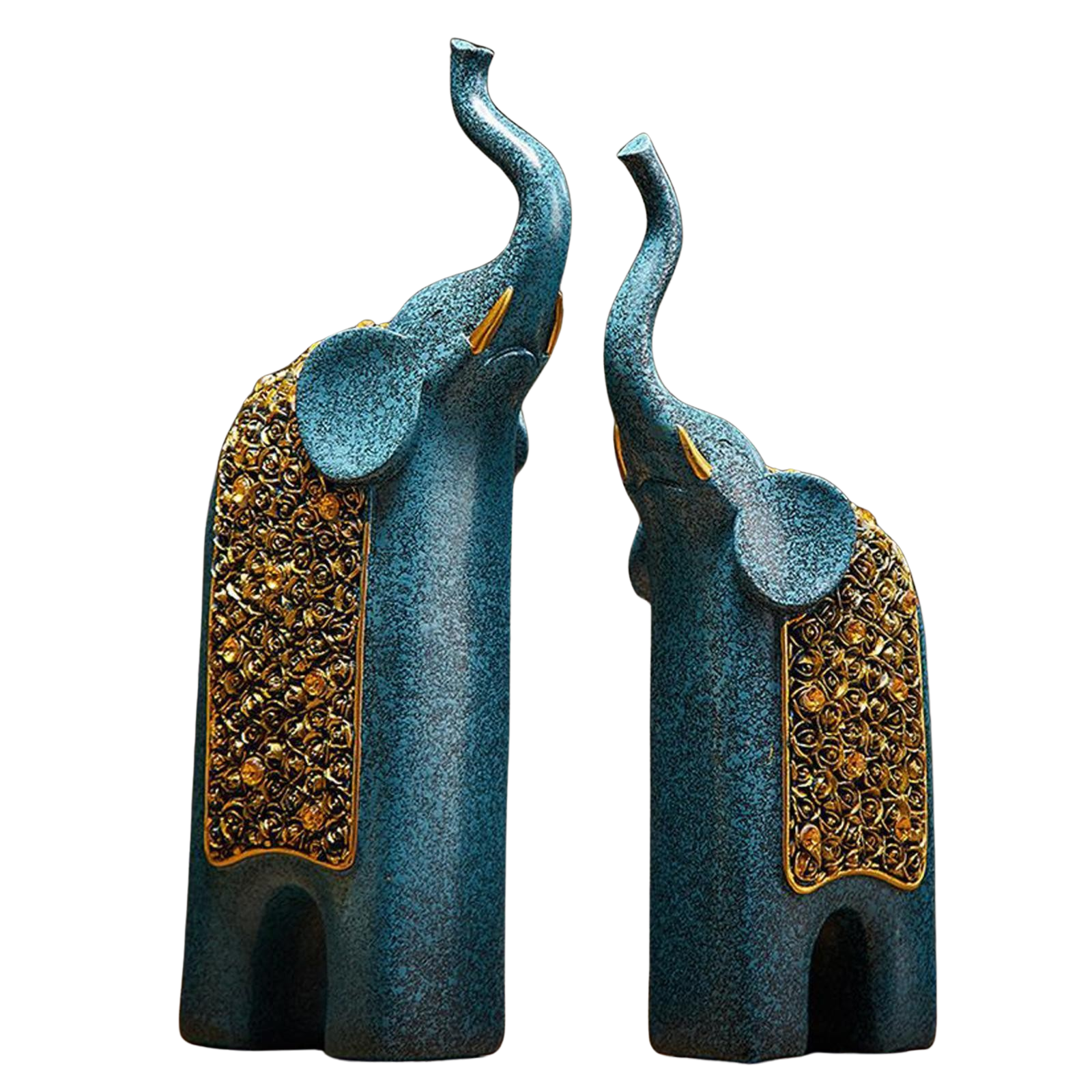Elephantine Expression Sculpture (2pcs)