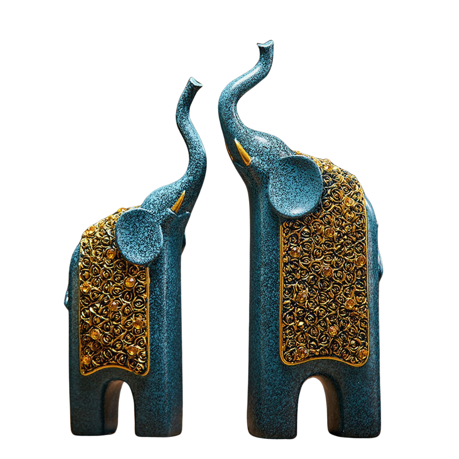 Elephantine Expression Sculpture (2pcs)