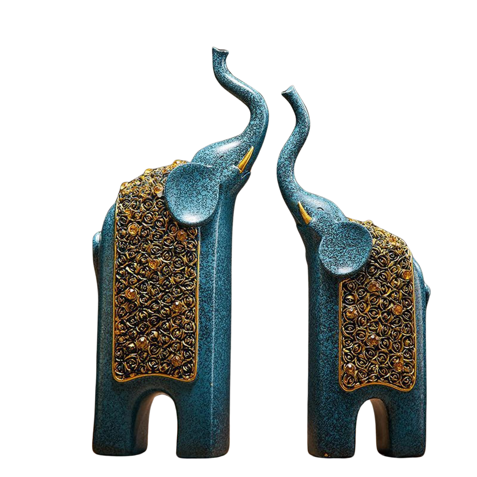 Elephantine Expression Sculpture (2pcs)