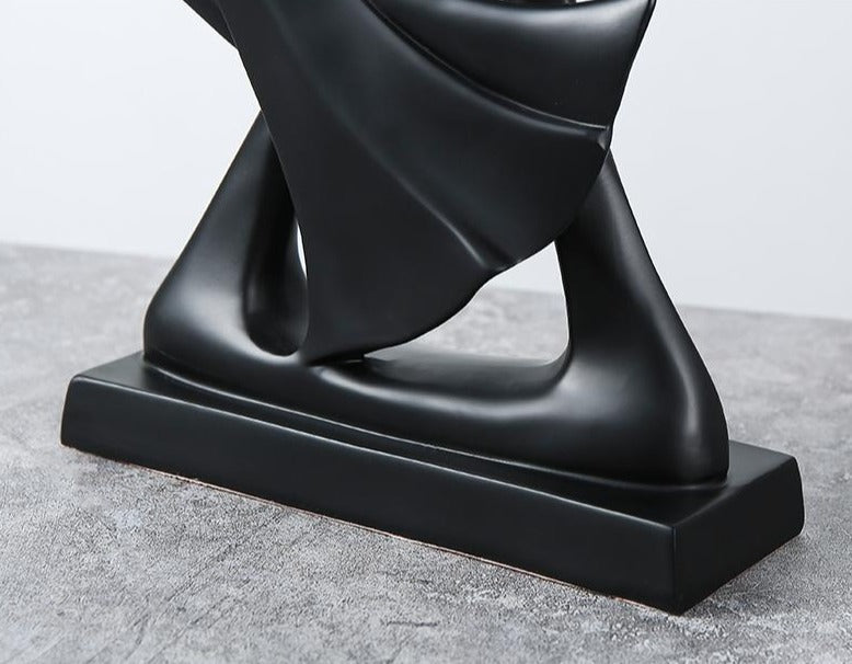 Elevated Dancing Couple Sculpture