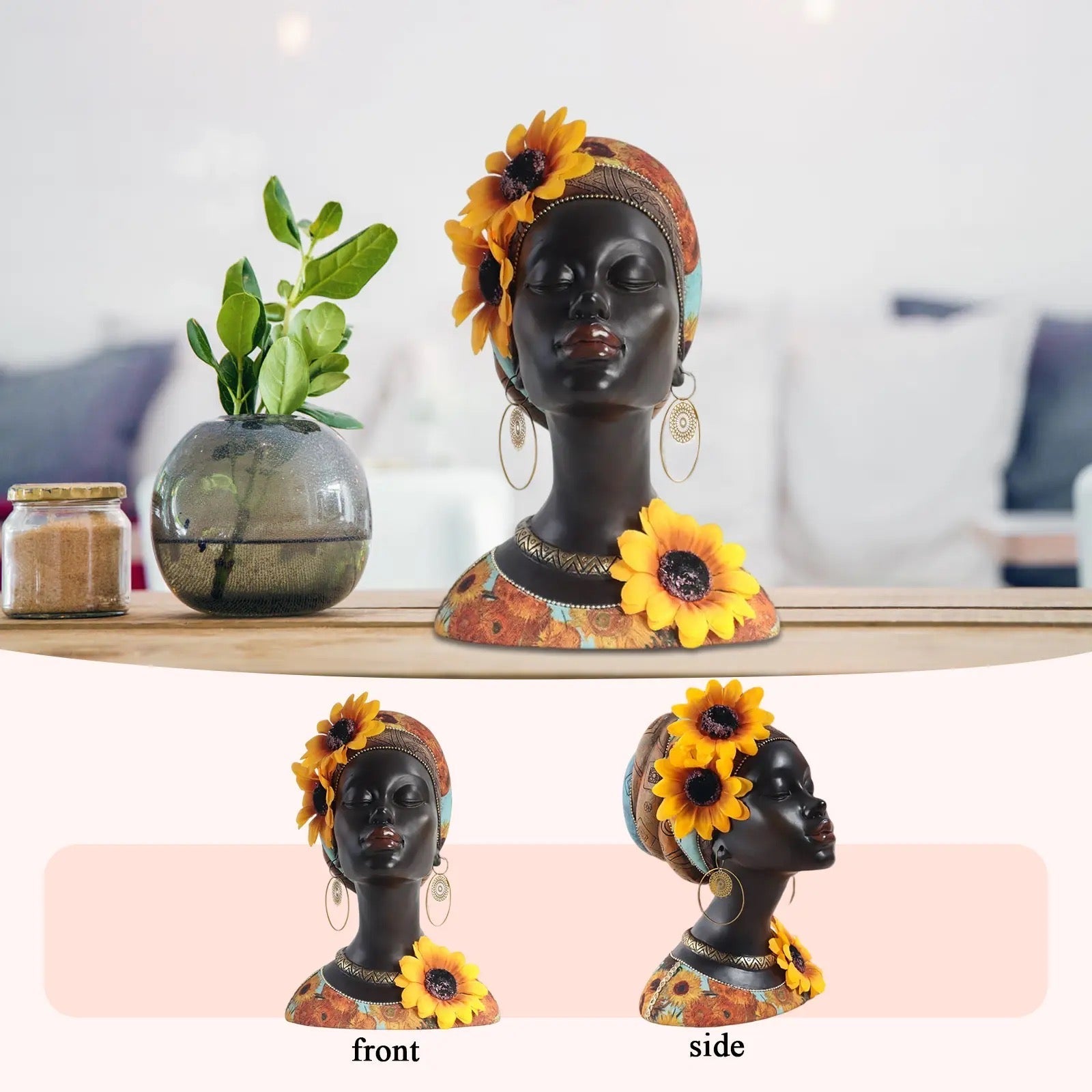 GoldenSunflower Sculpture