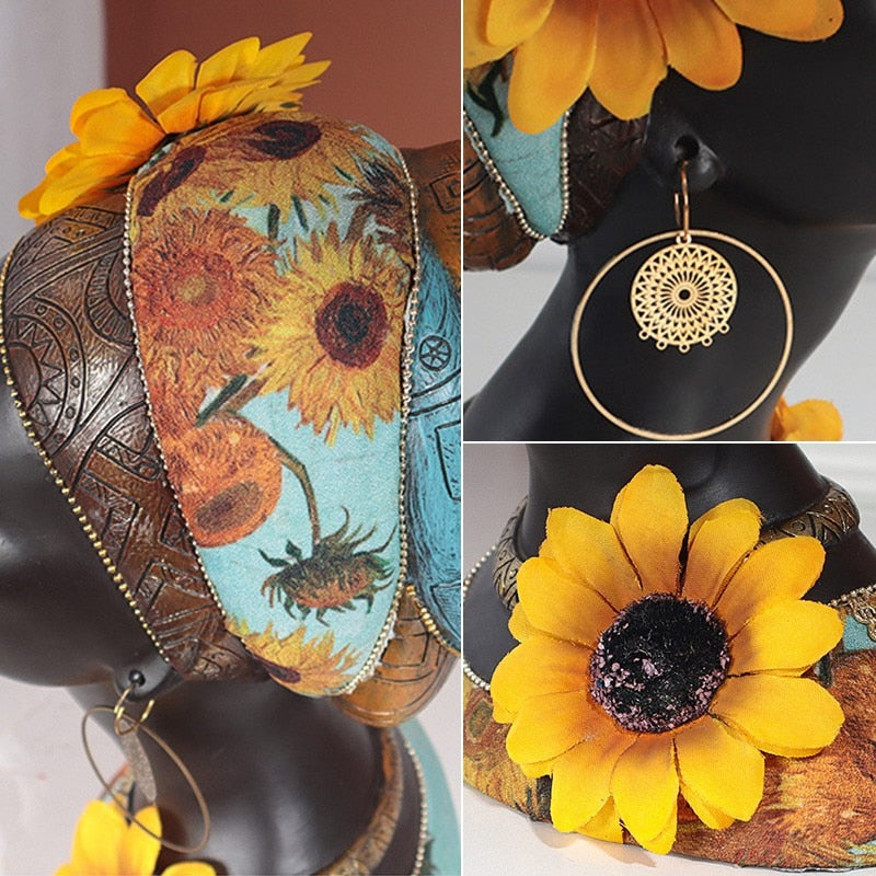 GoldenSunflower Sculpture