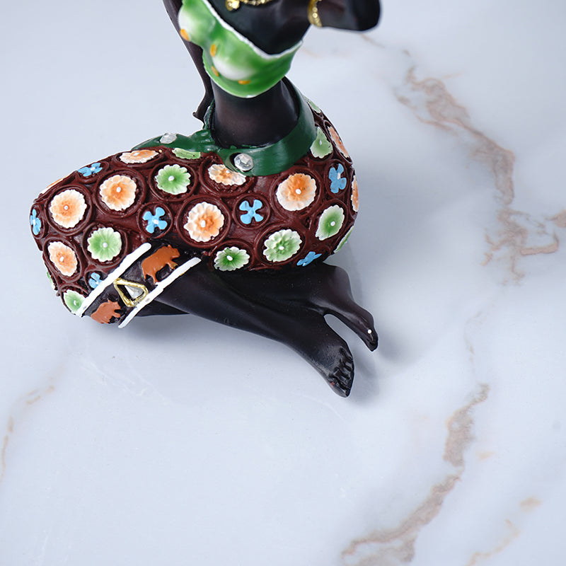 African Women Candle Holder Sculptures